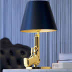 AK47 Gold LED Floor Lamp - Modern Designer Corner Light for Living Room