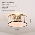 Luxury Crystal Ceiling Lights LED Chandeliers for Living Room Bedroom Lighting