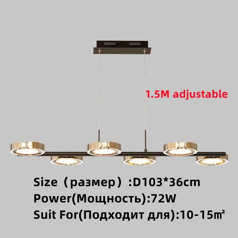 Gold Plated Luxury Chandelier with Remote Control Crystals for Elegant Living & Bedroom Decor