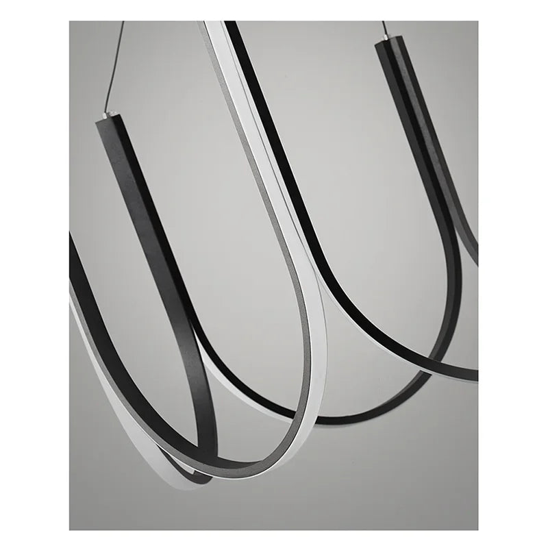 U-Shape LED Pendant Chandelier for Modern Minimalist Luxury Home Decor