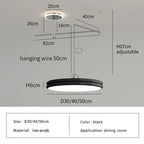 Nordic Swinging Arm LED Pendant Lights for Dining Table by Afralia™