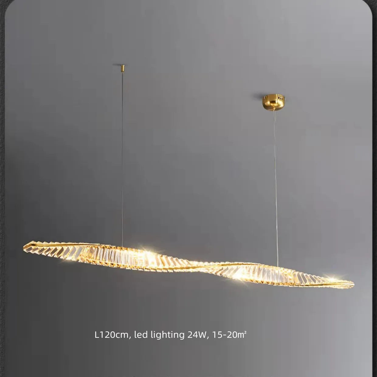 Crystal Gold Wall Lamp Dimmable Steel Sconces Luxury Indoor Light Fixture