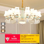 Deluxe Duplex Living Room Chandelier - Elegant Villa & Hotel Pendant Lighting