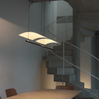 Lamina LED Pendant Light: Minimalist Design for Office, Living Room, Restaurant, Bar.