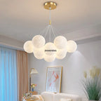 Bubble Ball LED Pendant Lights: Modern Chandelier for Living Dining Bedroom Office Decor
