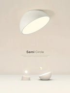 LED Semicircular Ceiling Light for Bedroom, Aisle, Balcony - Modern & Creative Lighting Fixtures