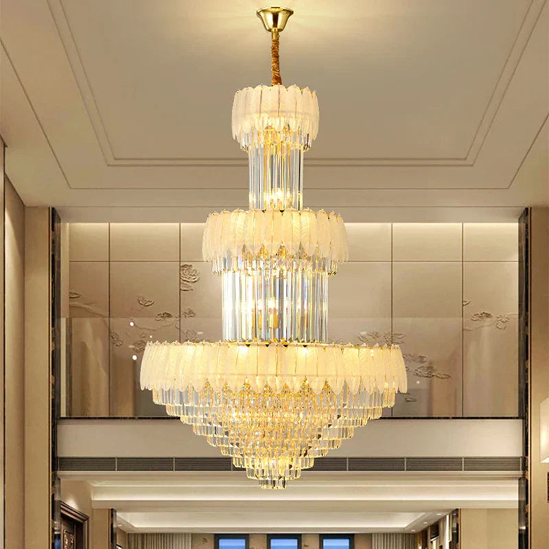 Modern Luxury Chandelier for Living Room in Duplex Building & Hotels