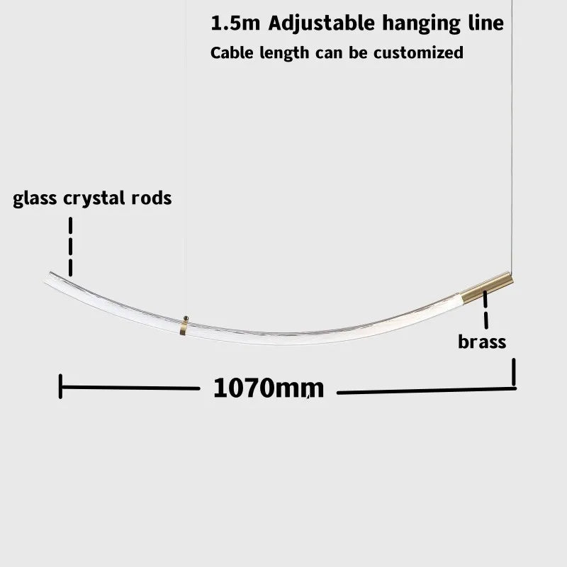 Crystal Chandelier Pendant Light for Stairs Living Room Kitchen Island Dining Bar