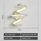 LED Wall Sconce Light Acrylic Lamp for Bedroom Corridor Chandelier Style