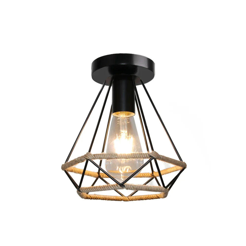 Industrial Vintage Ceiling Light for Living Room Kitchen Restaurant