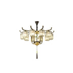 Luxury Crystal Chandelier: Modern Chinese Villa Living Room Lighting