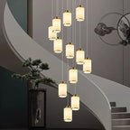Modern LED Pendant Light Chandeliers for Living Room Staircase Decor