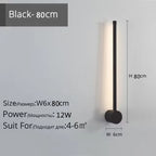 LED Strip Wall Lamp for Creative Staircase Aisle Background Wall Lights