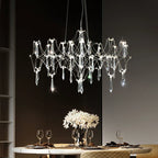 Crystal Chandelier Ceiling Pendant Light for Living Dining Bedroom Home Lighting