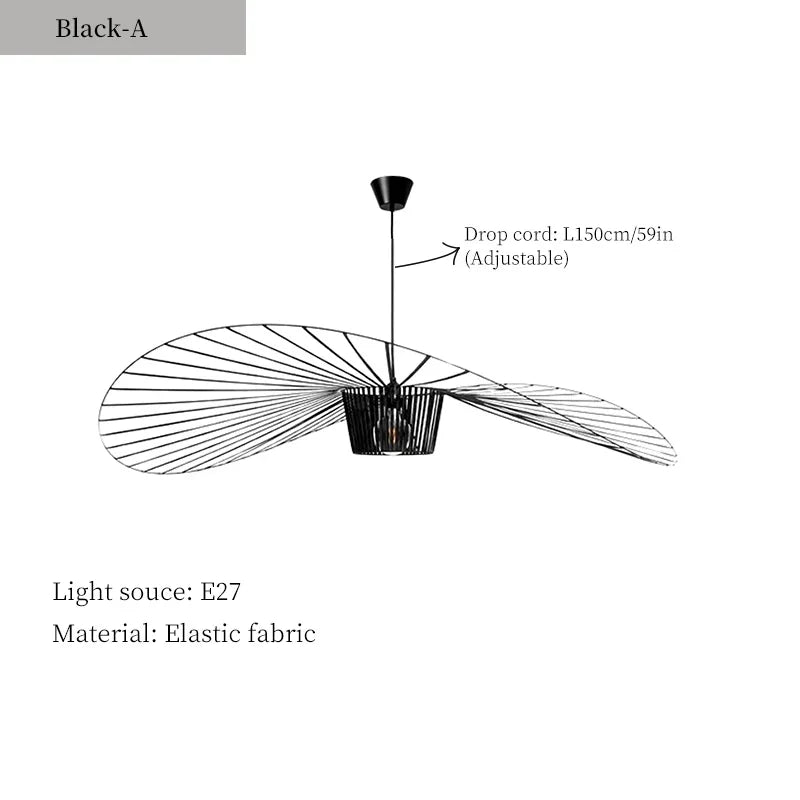 Nordic Minimalist Vintage Pendant Light Chandelier for Living Room Decor