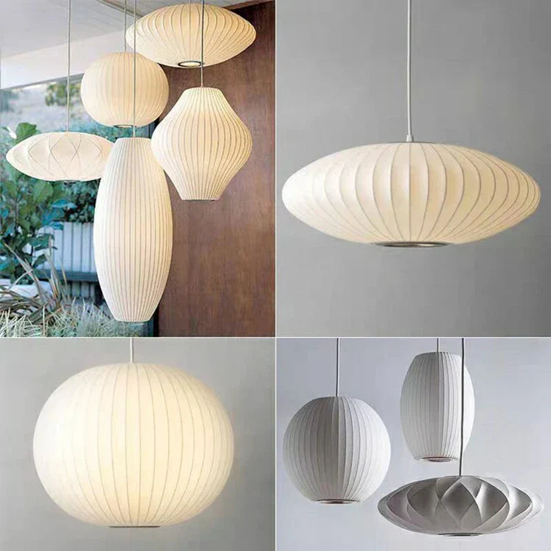 Elegant Silk Designer Pendant Lamp for Home & Hospitality Lighting