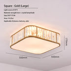 Luxury Crystal Ceiling Lights LED Chandeliers for Living Room Bedroom Lighting