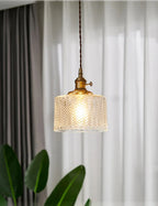 Glass Pendant Lamps Modern Hanging Lights for Dining Bedside Decorative LED Lustre
