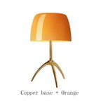 Lumiere Glass Table Lamp - Modern LED Desk Light for Bedroom and Living Room