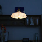 Cream Glass Cloud Pendant Light by - Simple Retro Indoor Chandelier for Home