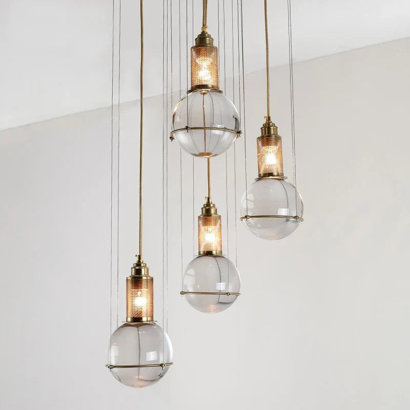 Crystal Ball LED Pendant Lights - American Design for Indoor Lighting
