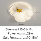 Kids Cloud Airplane Chandelier Ceiling Light for Children's Bedroom