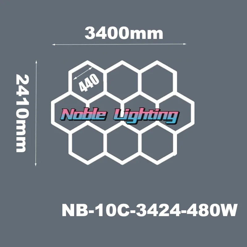 Hexagon LED Ceiling Light: High-Performance, Best-Selling, Honeycomb Design