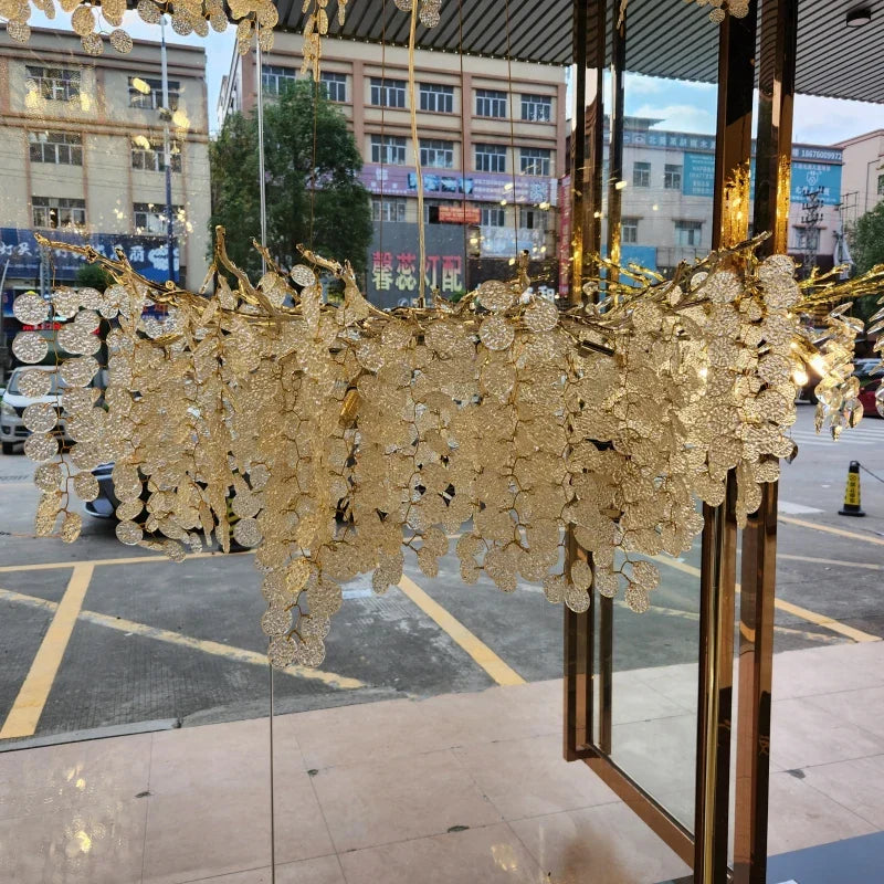 Crystal Pendant Chandelier: Elegant Lighting Fixture for Home, Dining Room, and Hotel