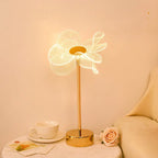 Butterfly Gold Acrylic LED Desk Lamp for Artful Living Room Night Light