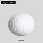 Silk Ball Pendant Lamp for Home, Shop, and Bar Decor
