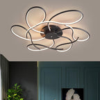 Modern LED Chandelier for Smart Home Alexa, Living Room and Bedroom Décor