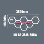 Honeycomb LED Ceiling Light for Car Showroom and Workshop
