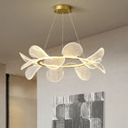 LED Flower Chandelier: Luxury Acrylic Pendant Lamp for Modern Living, Bedroom, Kitchen, Dining Room