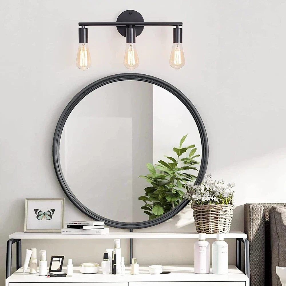LED Multihead Mirror Wall Lamp – Vintage Decorative Indoor Lighting