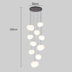 Nordic Dining Room Pendant Light Chandelier for Indoor Living Room Decor