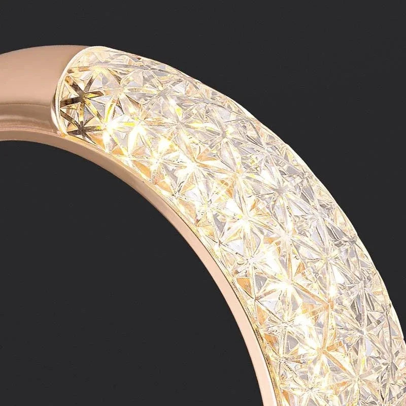 Moon Design Acrylic LED Chandelier: Modern Staircase Pendant Light for Living and Dining Room