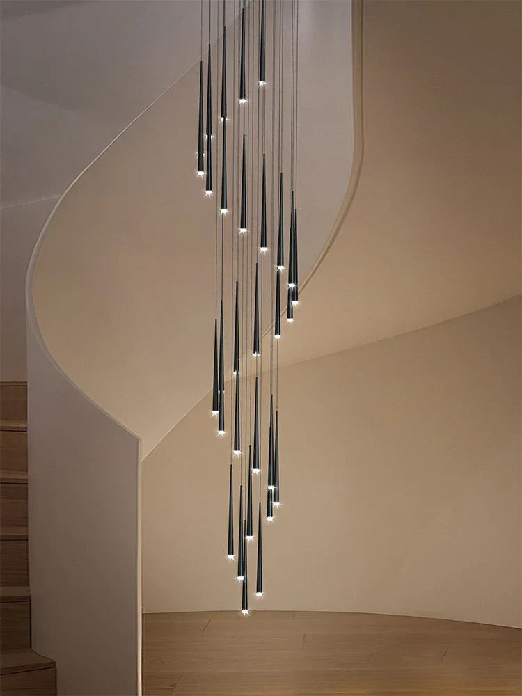 Modern LED Staircase Pendant Chandelier for Living Room Lighting