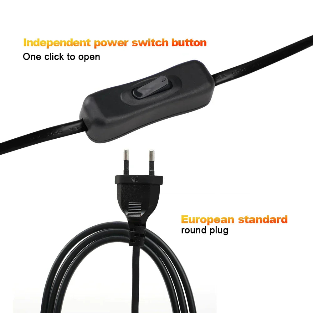 Retro Wood Table Lamp with E27 Socket, Vintage Design, and European Plug for Bedside Décor