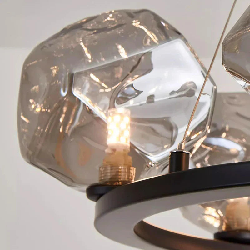 Modern LED Staircase Chandeliers for Living Room Lighting