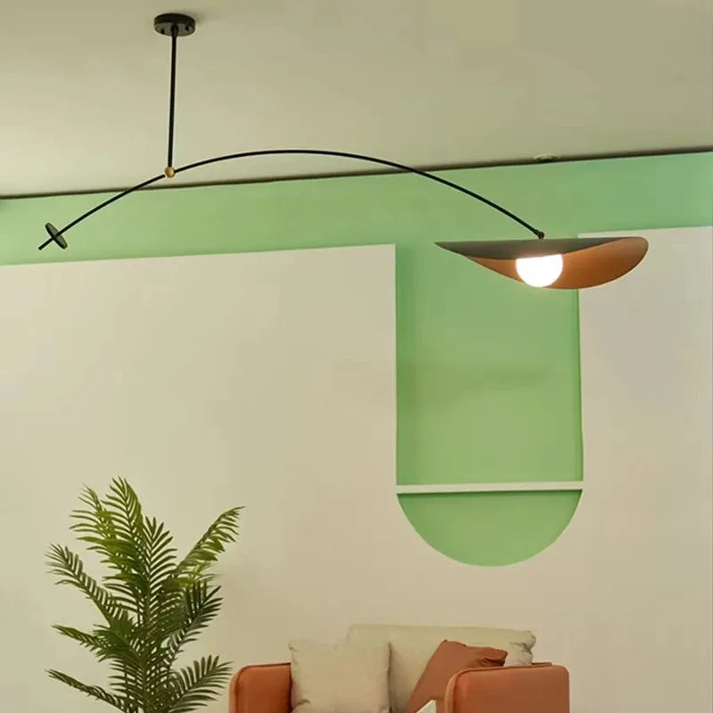 Myrna Wall Mobile Chandelier: Industrial Nordic Design Long Arm Lamp for Home and Restaurant