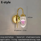 Crystal LED Wall Sconce for Elegant Home Décor