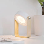 Wood Handle Foldable LED Table Lamp Night Light