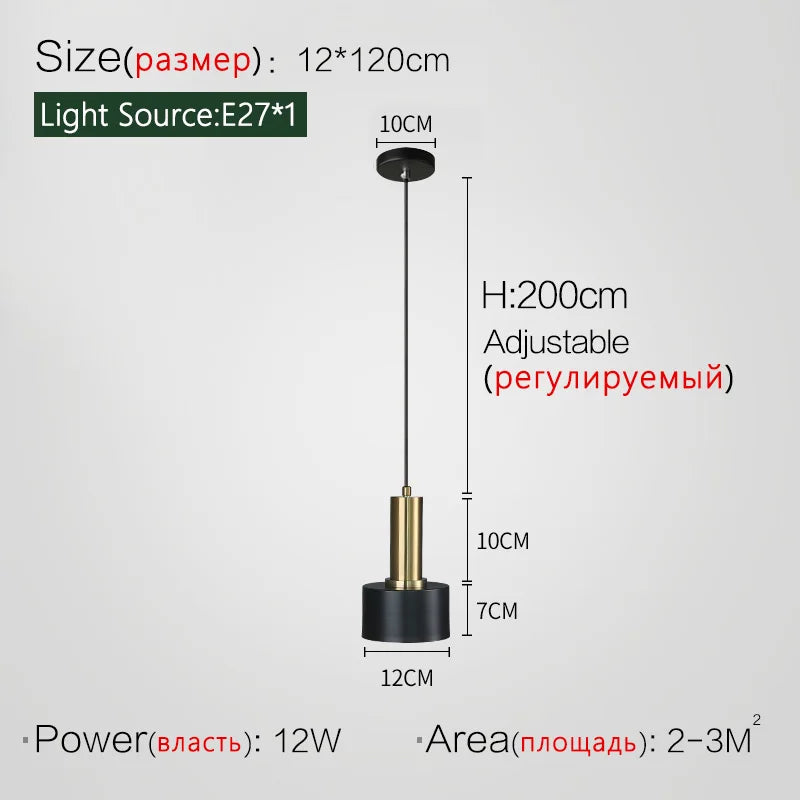 Minimalist Nordic Chandelier for Dining Room & Living Room Tables