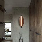 Wood Grain LED Wall Lamp: Minimalist Wabi Sabi Style Nordic Fixtures
