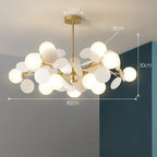Branch Chandelier: Modern Colorful LED Ceiling Light for Bedroom and Living Room