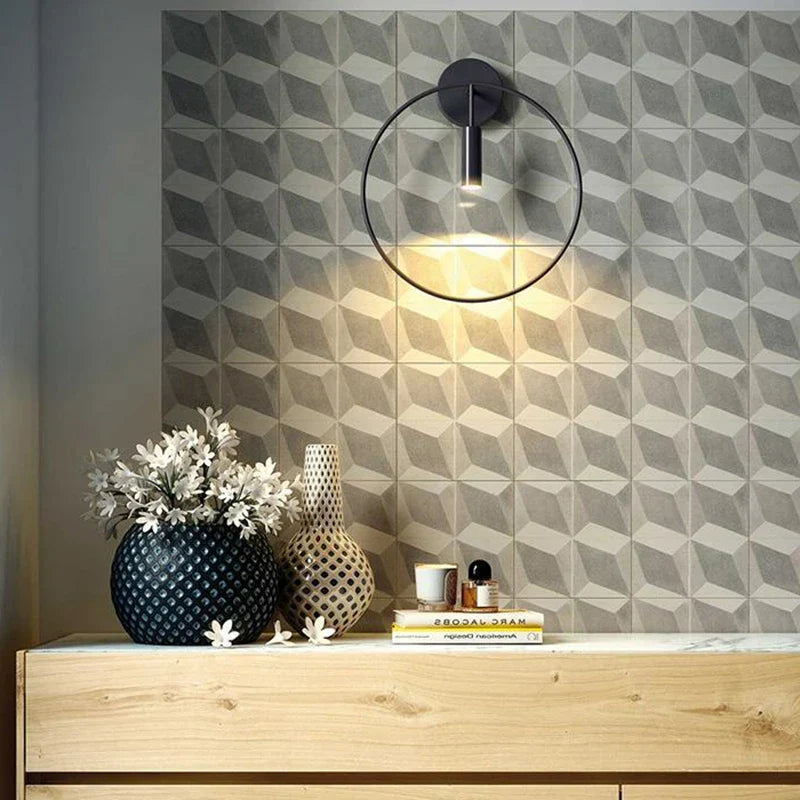 Revolta Nordic Wall Light: Minimalist Designer Bedside Lamp for Corridor and Lounge