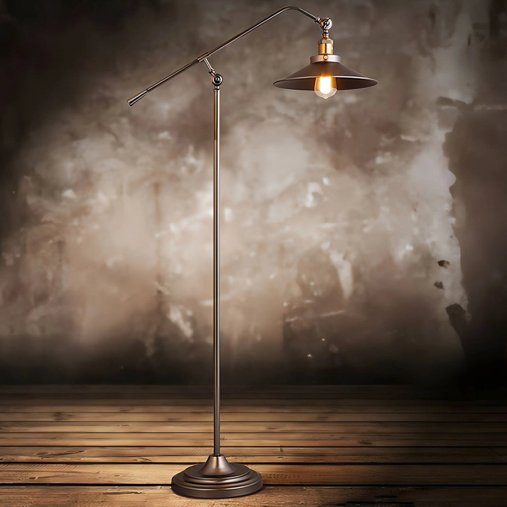 Modern Retro Metal LED Floor Lamp for Living Room Bedroom Decor