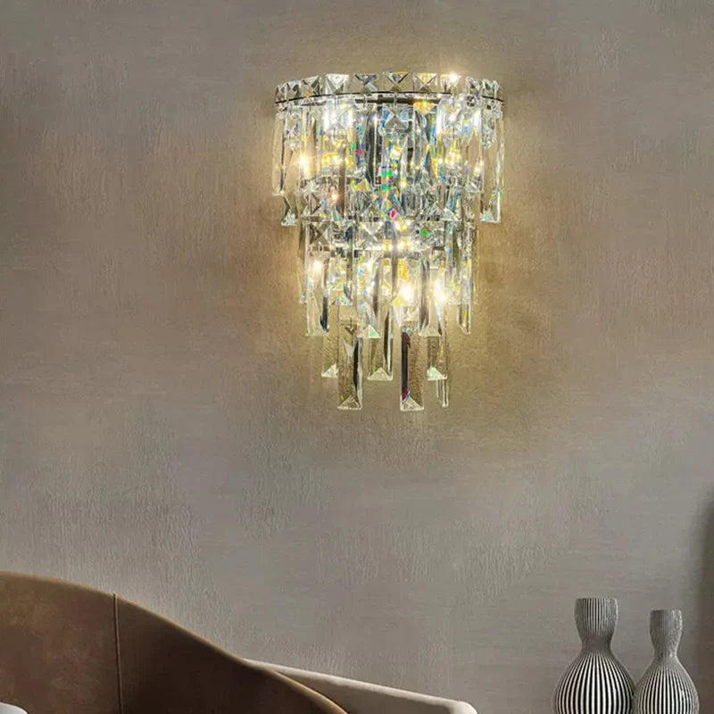 Modern Crystal Wall Lamp for Home Decor