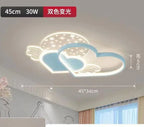 Love Ceiling Lamp: Modern Adjustable LED Chandelier for Boys & Girls Room