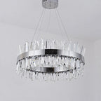 Luxury LED Crystal Chandelier for Living Room & Restaurant Décor